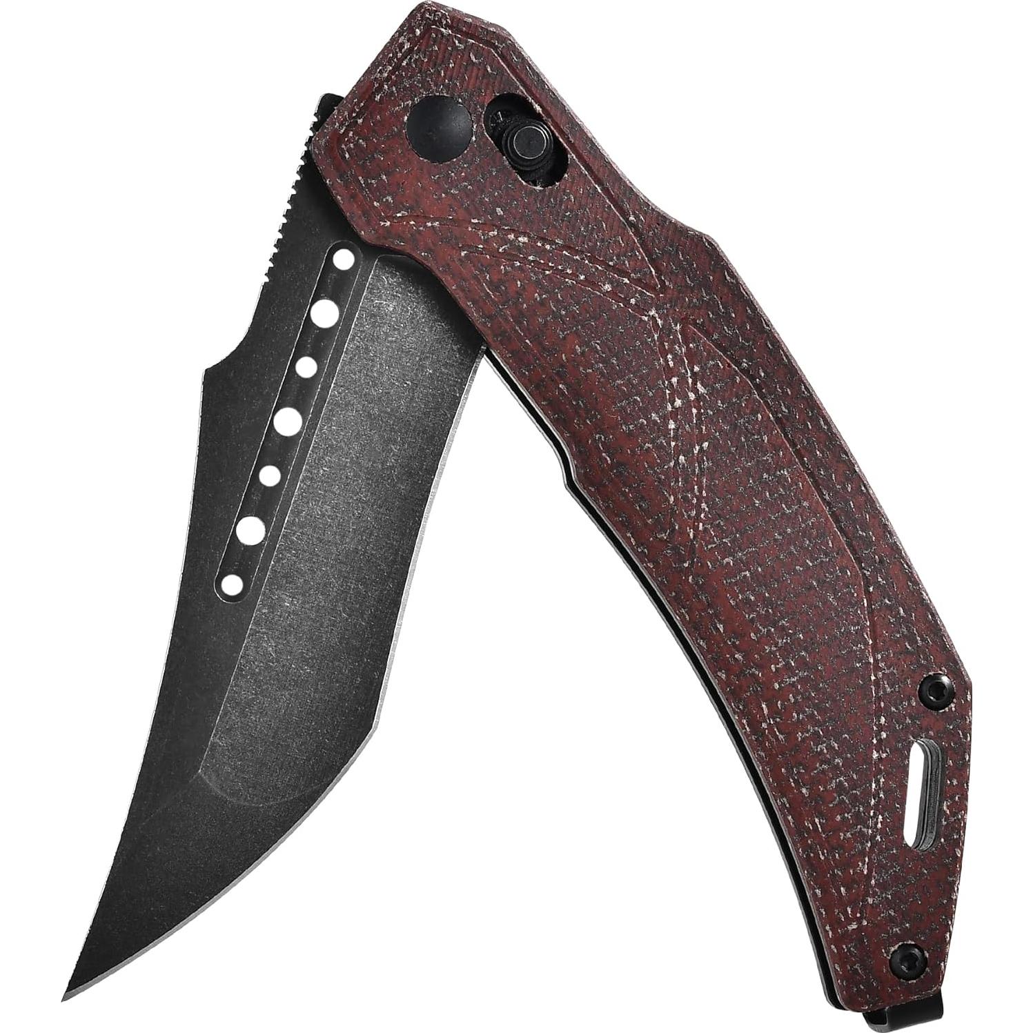 Cuchillo Plegable Cohesion EDC D2 Micarta 8.51 cm Camping