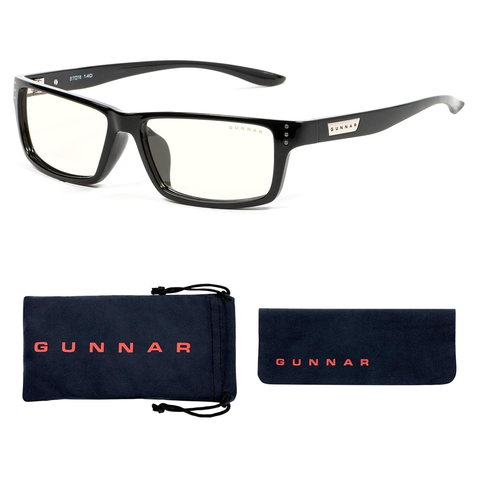 Gafas GUNNAR Onyx - Bloqueo Luz Azul - Juego y Computadora