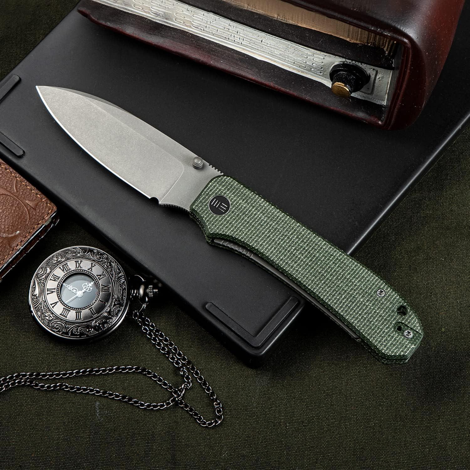Cuchillo de bolsillo WeKnife Big Banter 9.36 cm Verde EDC