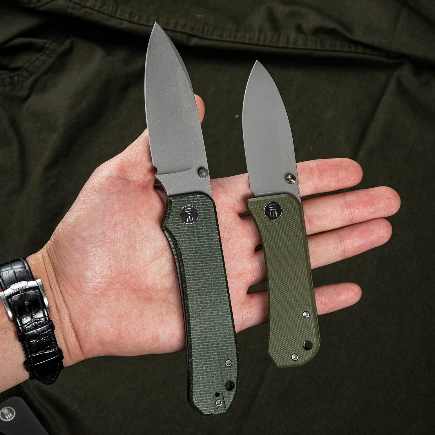 Cuchillo de bolsillo WeKnife Big Banter 9.36 cm Verde EDC