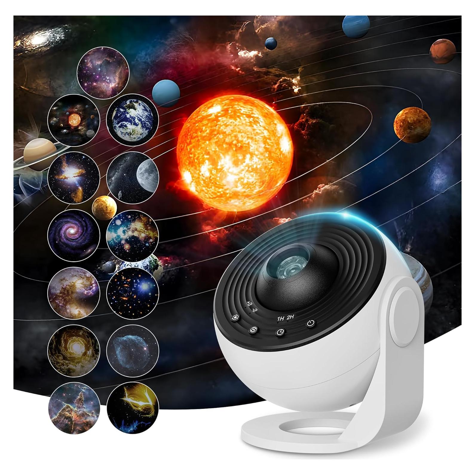 Proyector Galáctico MuliVid 13 en 1 Luz Nocturna 360°