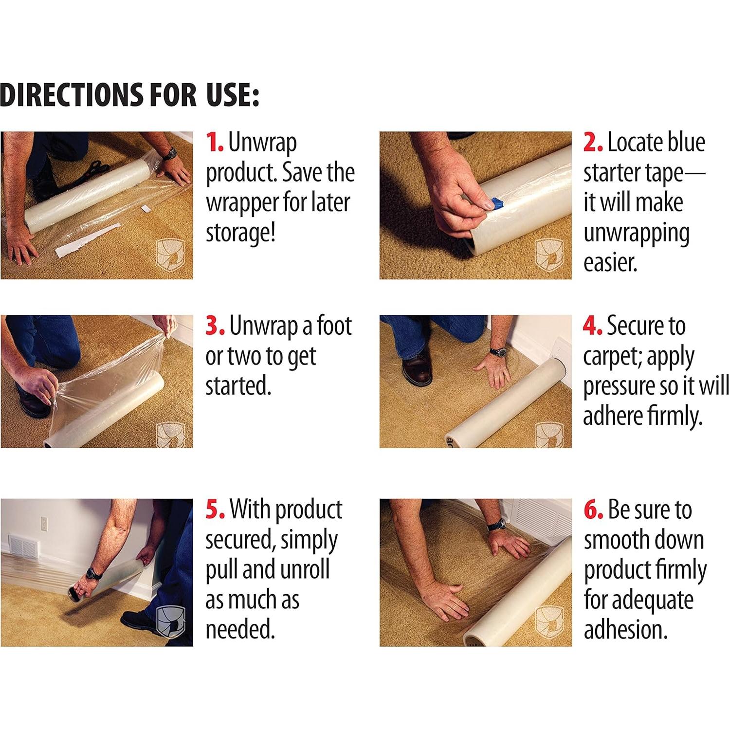 Película Protectora para Alfombra ArmorDillo 9 Rollos 5.62m