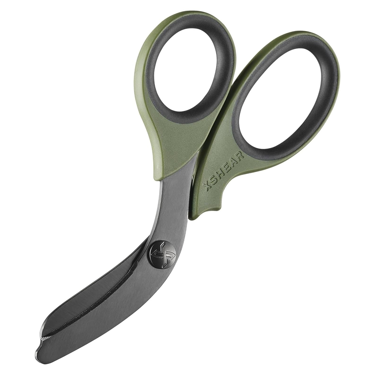 Tijeras de Trauma xShear 7.5" Deber Pesado Verde Oliva/Negro