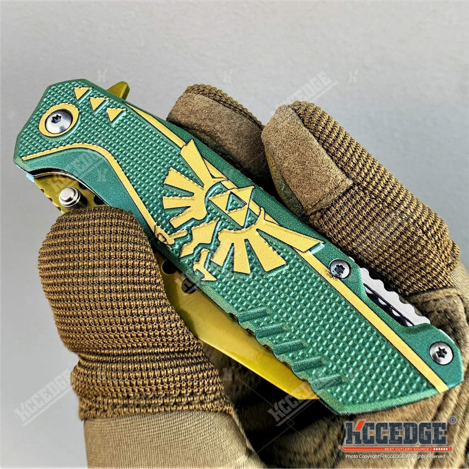 Cuchillo de Bolsillo KCCEDGE 20.32 cm Acero Inoxidable Plegable