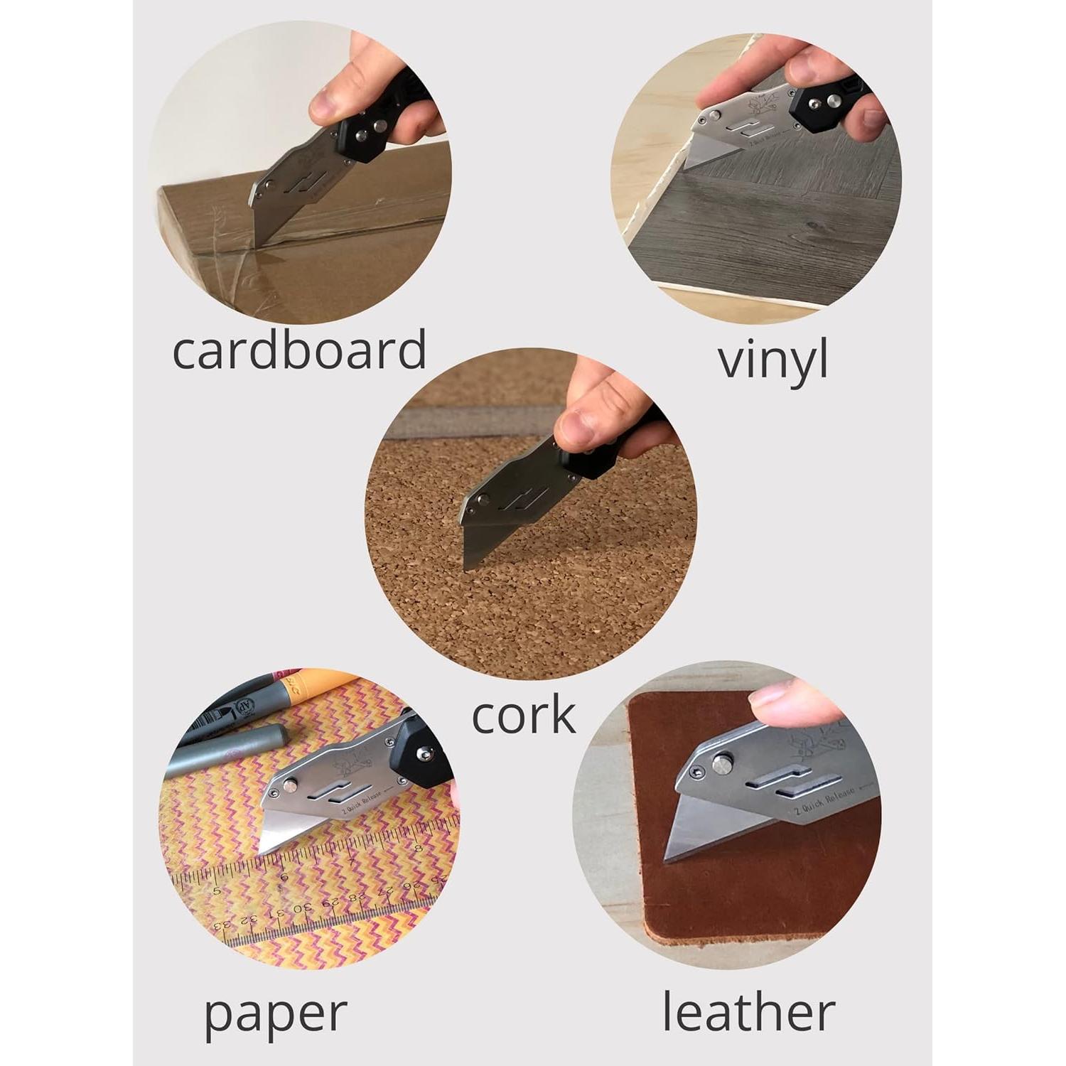 Cuchillo Utilitario Plegable Apollo Tools DT5017 - Negro