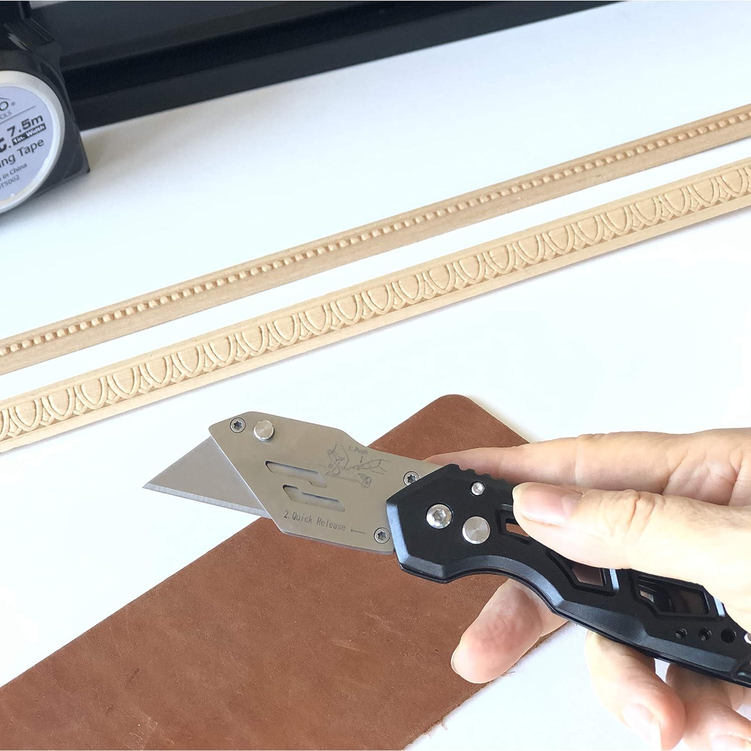 Cuchillo Utilitario Plegable Apollo Tools DT5017 - Negro