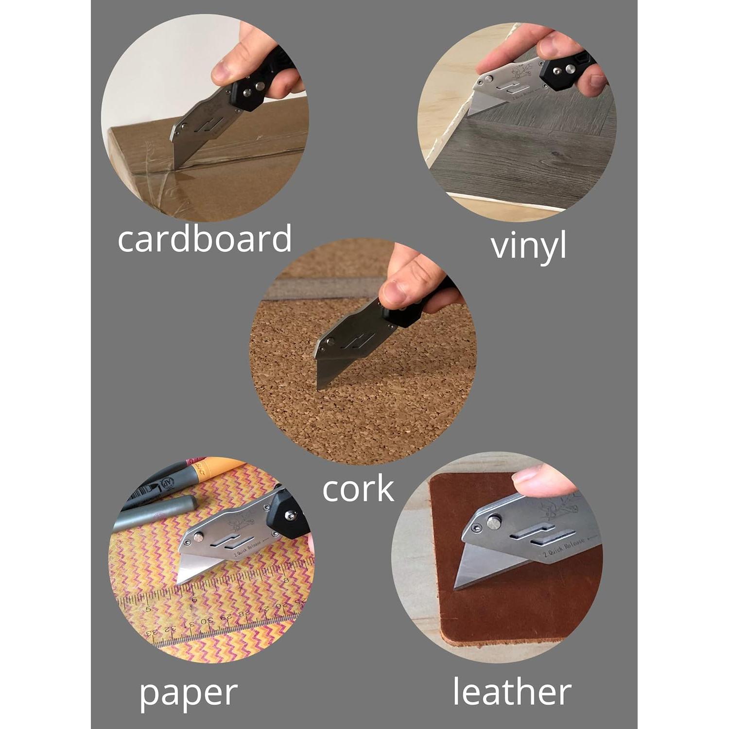 Cuchillo Utilitario Plegable Apollo Tools DT5017 - Negro