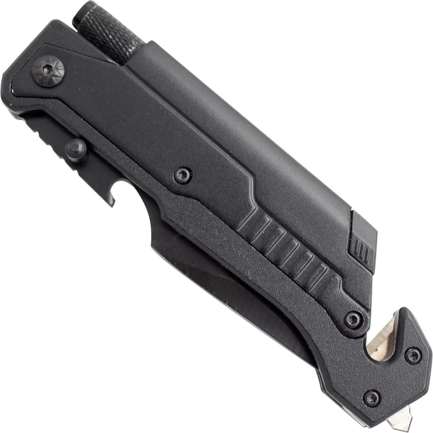 Cuchillo Multi-herramienta 6-en-1 Snake Eye Tactical con Luz LED