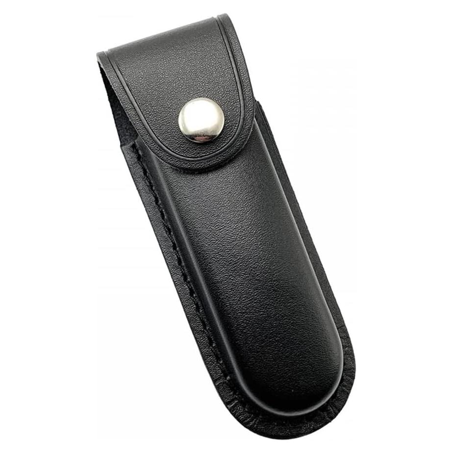 Funda de Cuchillo DONGKER de Cuero Plegable 13.2cm Negro