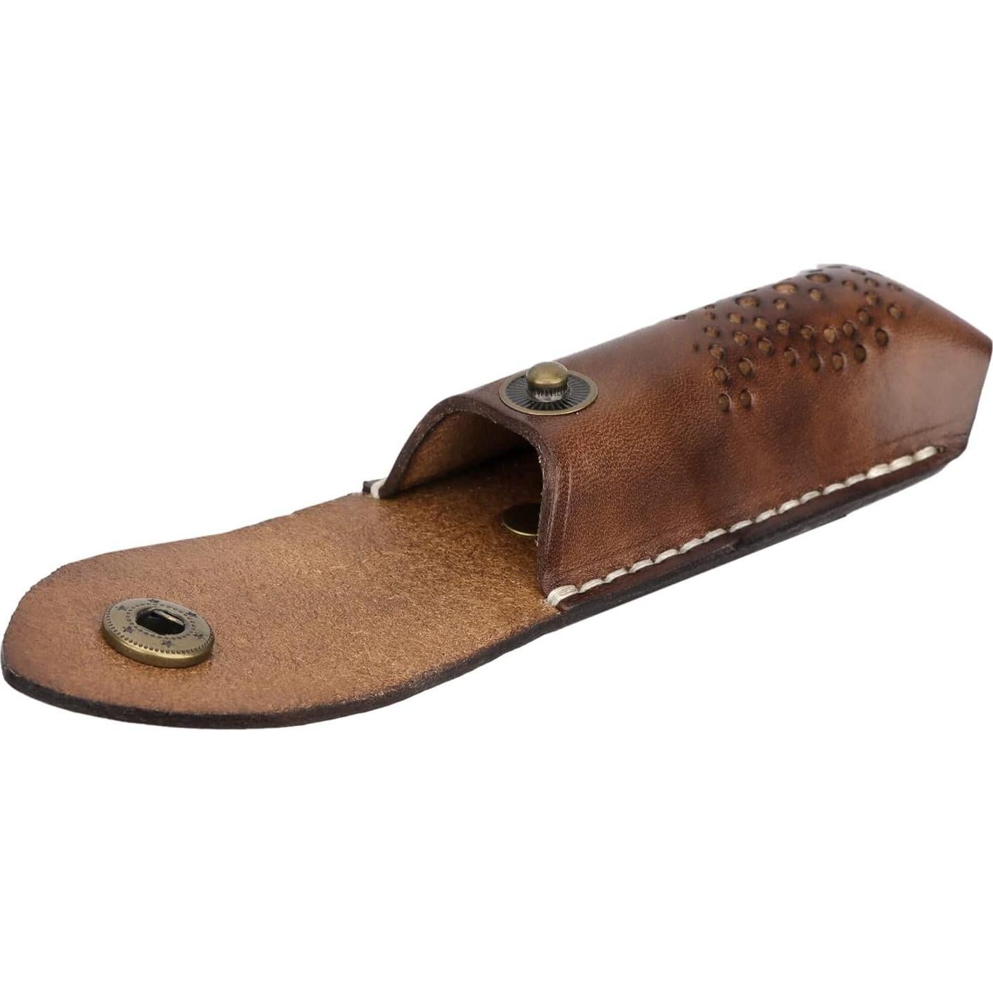 Funda de Cuchillo Plegable de Cuero TOURBON Lp00279 para Cinturón