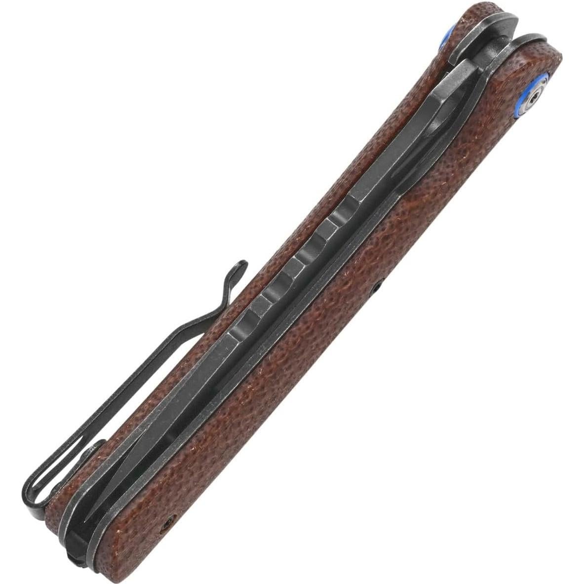 Cuchillo Plegable Sitivien ST145 Acero 14C28N Mango Micarta