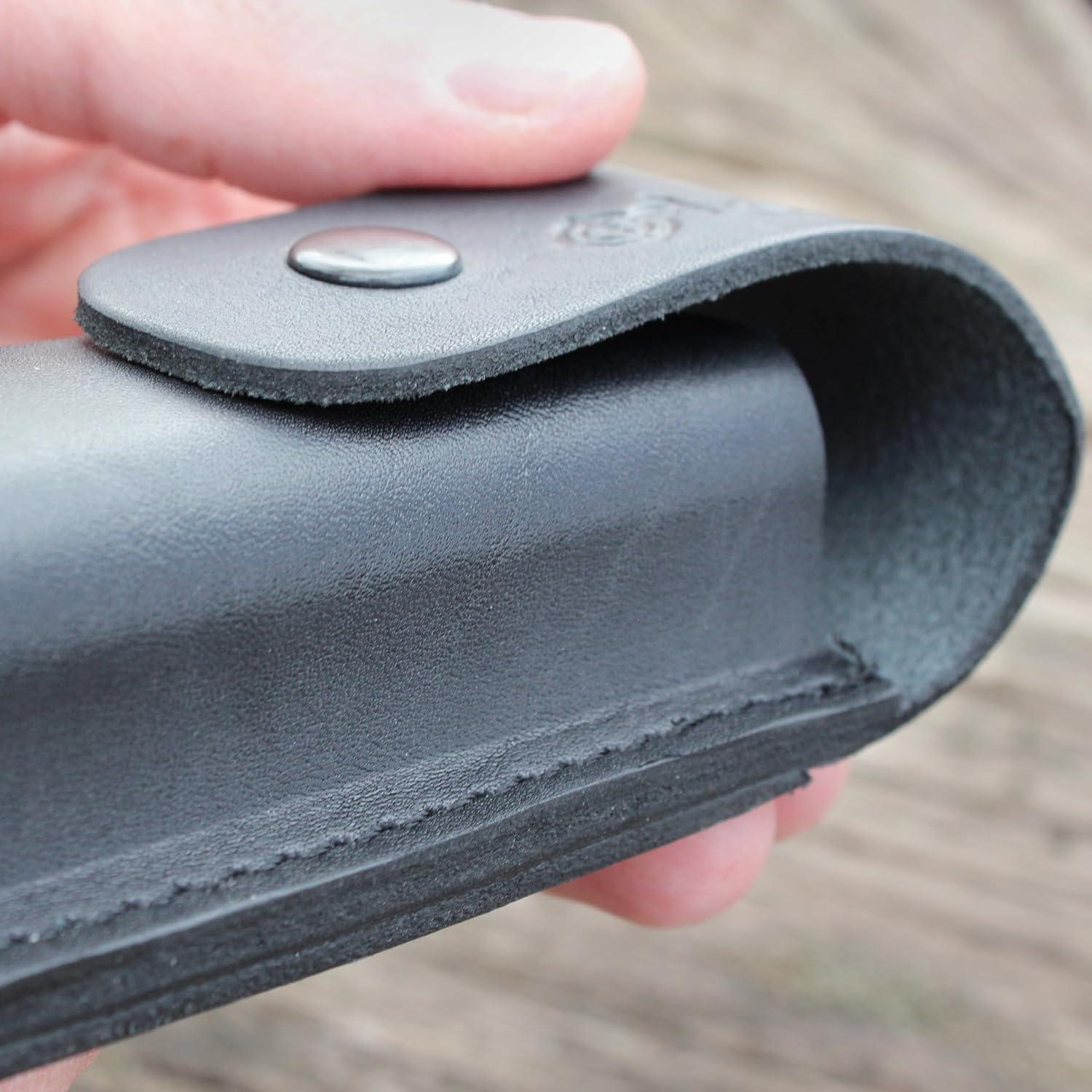 Funda de cuchillo de cuero EDC V921 para transporte vertical/horizontal