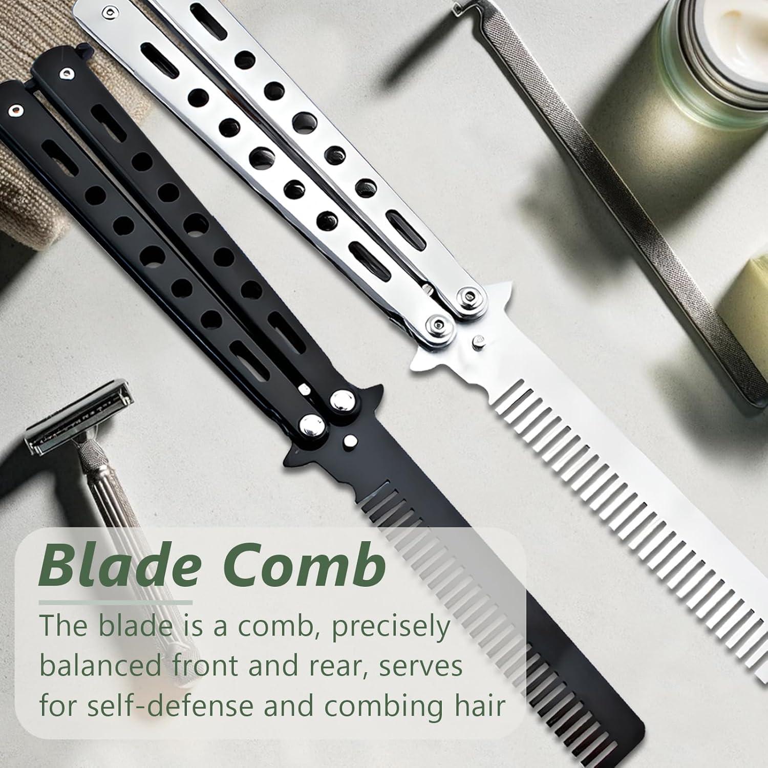 Peines Plegables de Acero Inoxidable J5075 - 2 Piezas