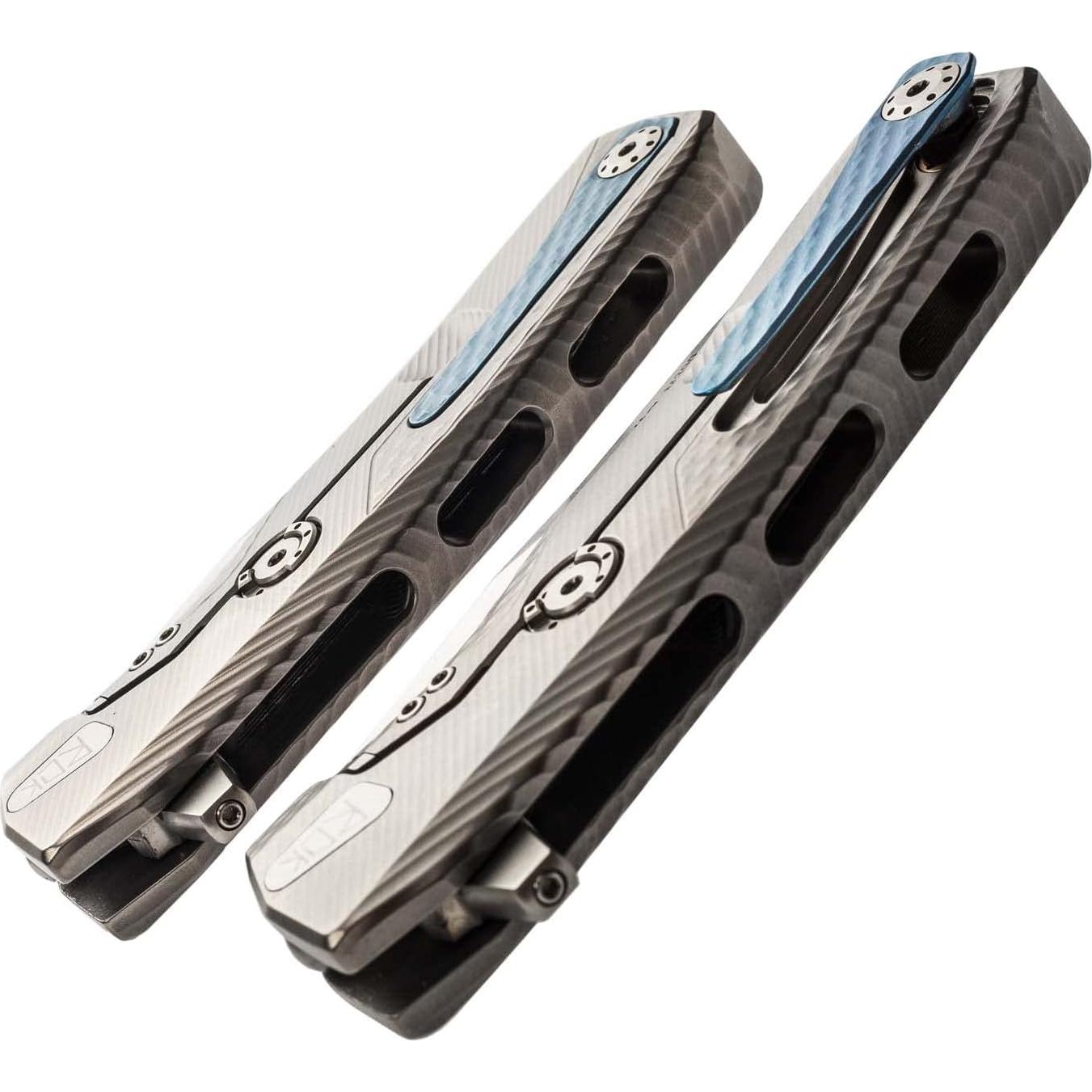 Cuchillo Plegable EDC LionSteel ROK B Titanio M390 18.03 cm