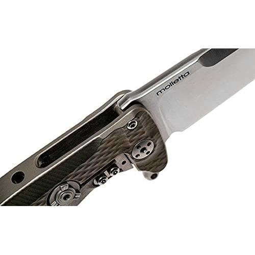 Cuchillo Plegable Lion Steel SR22 B Titanio Bronceado 8 cm