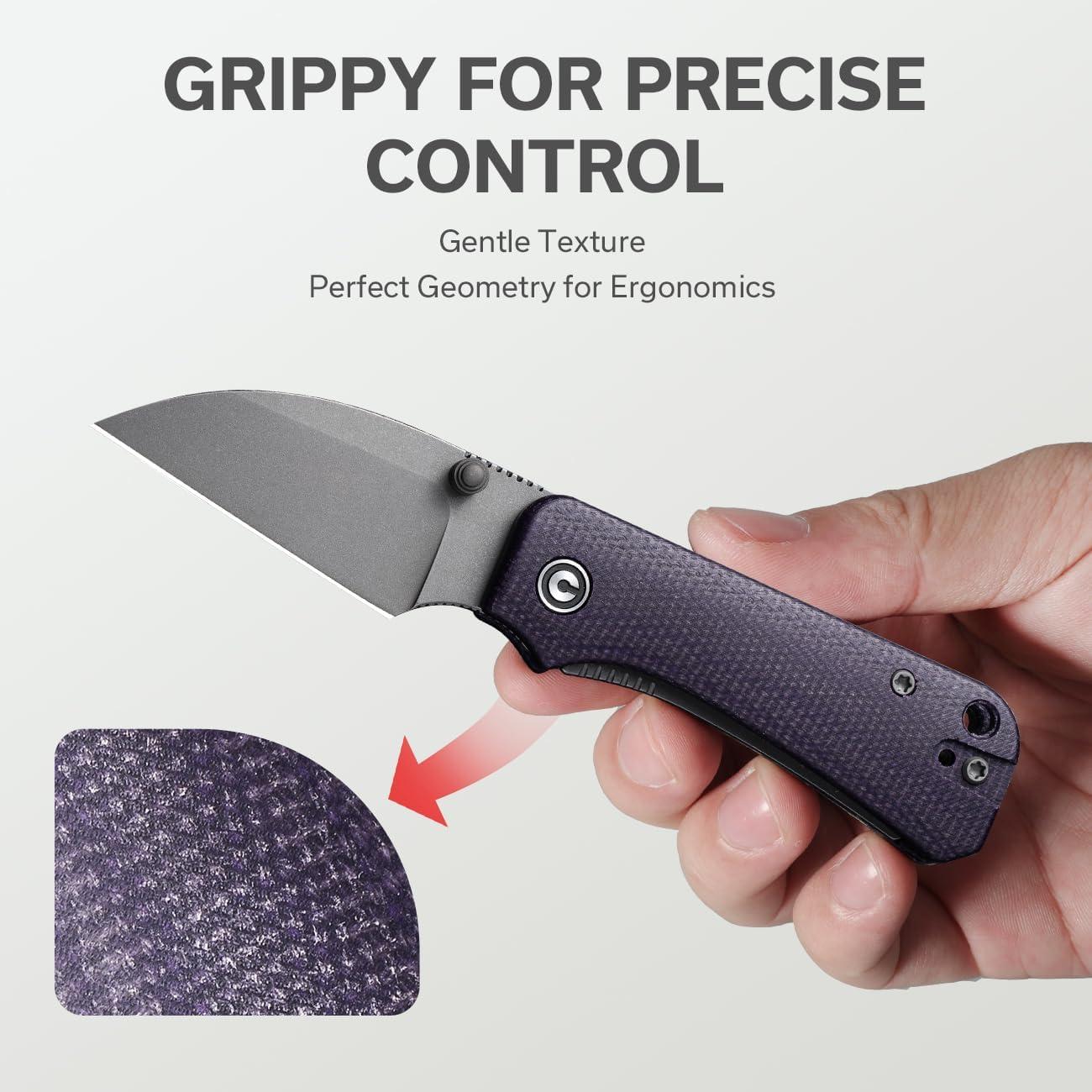 Cuchillo Plegable CIVIVI Baby Banter 6.04 cm Nitro-V Micarta