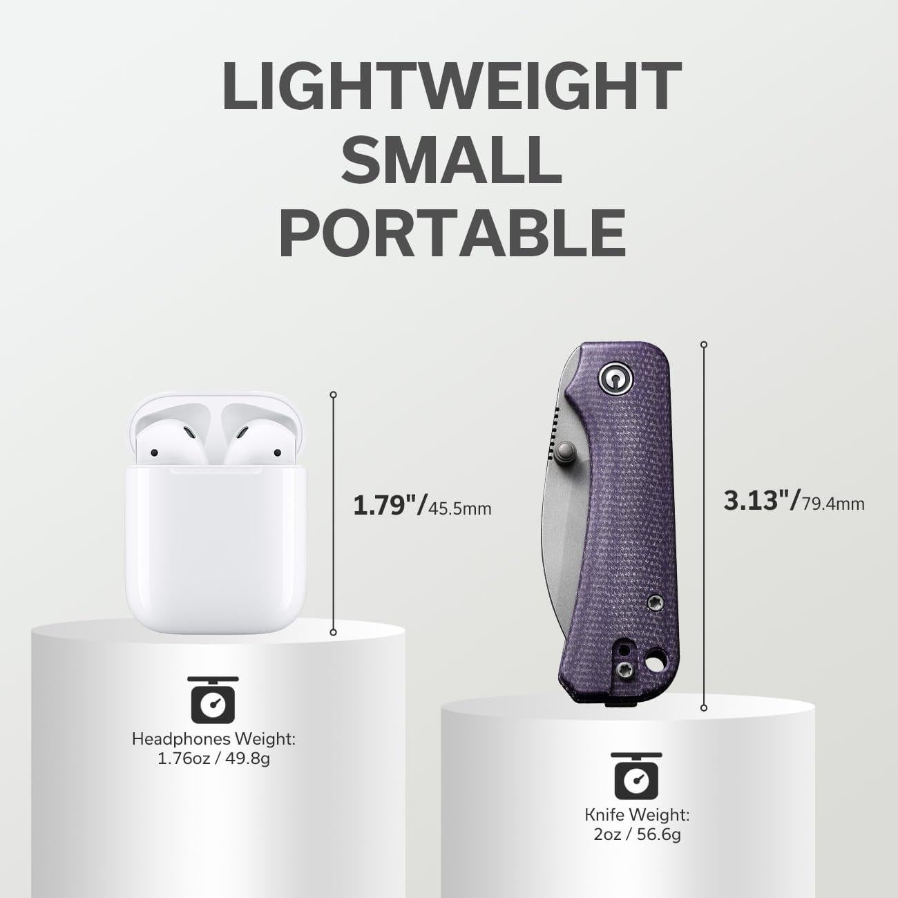 Cuchillo Plegable CIVIVI Baby Banter 6.04 cm Nitro-V Micarta