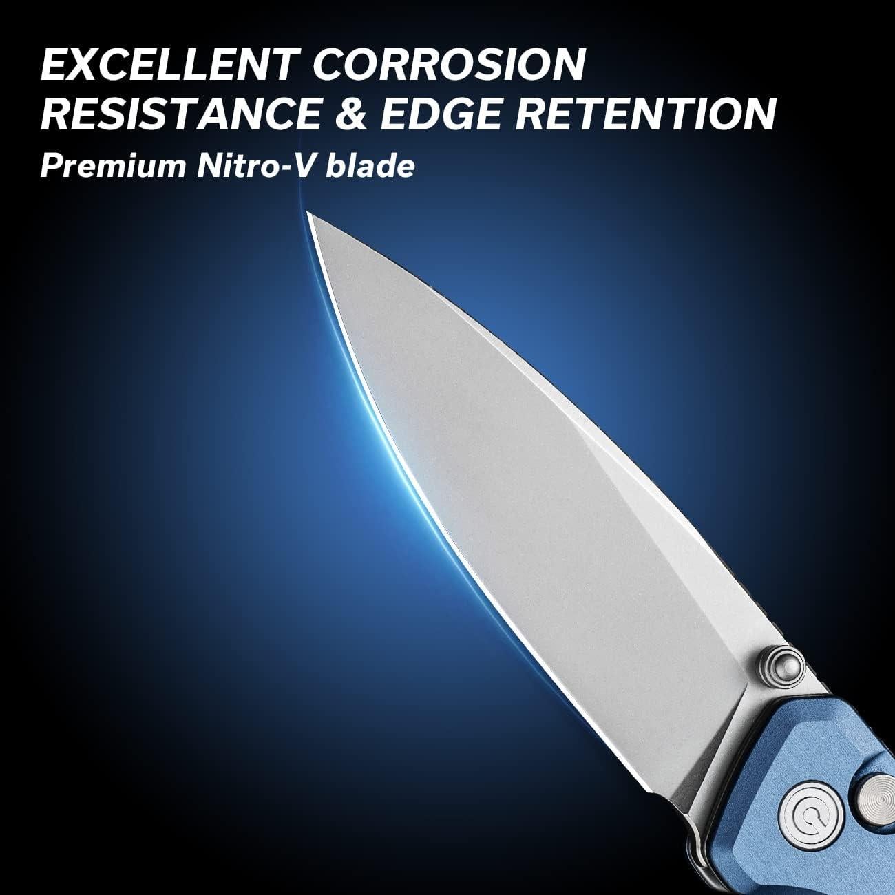 Cuchillo Plegable CIVIVI C20076-6 con Bloqueo y Abrebotellas