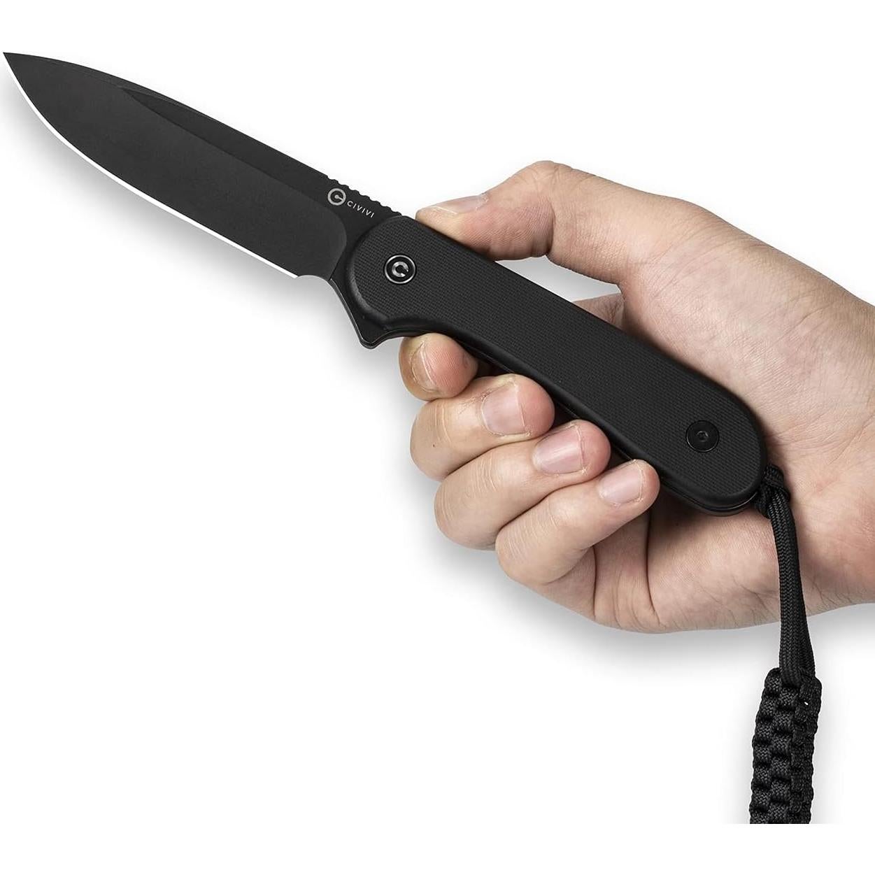 Cuchillo de hoja fija CIVIVI Elementum C2105A G10 Negro 101mm