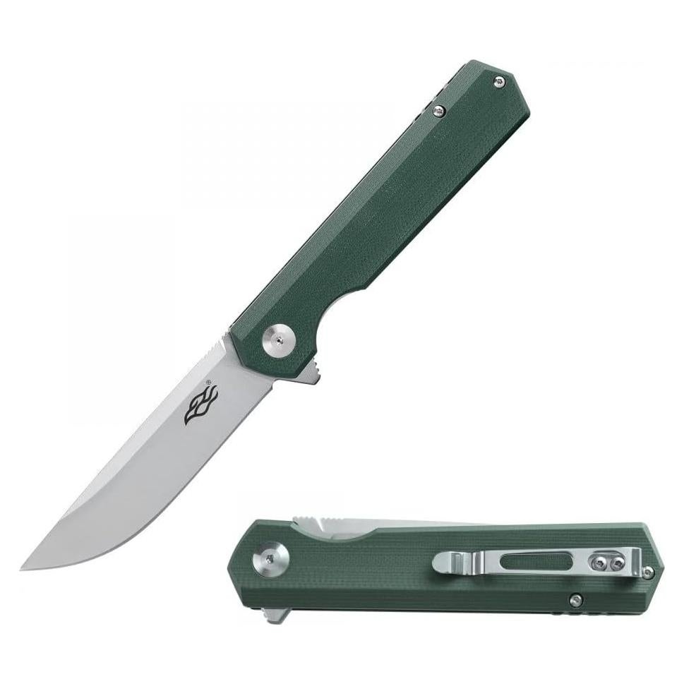Cuchillo Plegable Firebird Ganzo FH11S-GB Acero D2 Mango G10 Verde