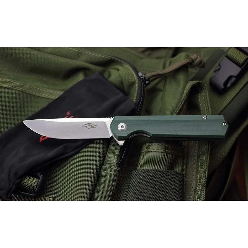 Cuchillo Plegable Firebird Ganzo FH11S-GB Acero D2 Mango G10 Verde