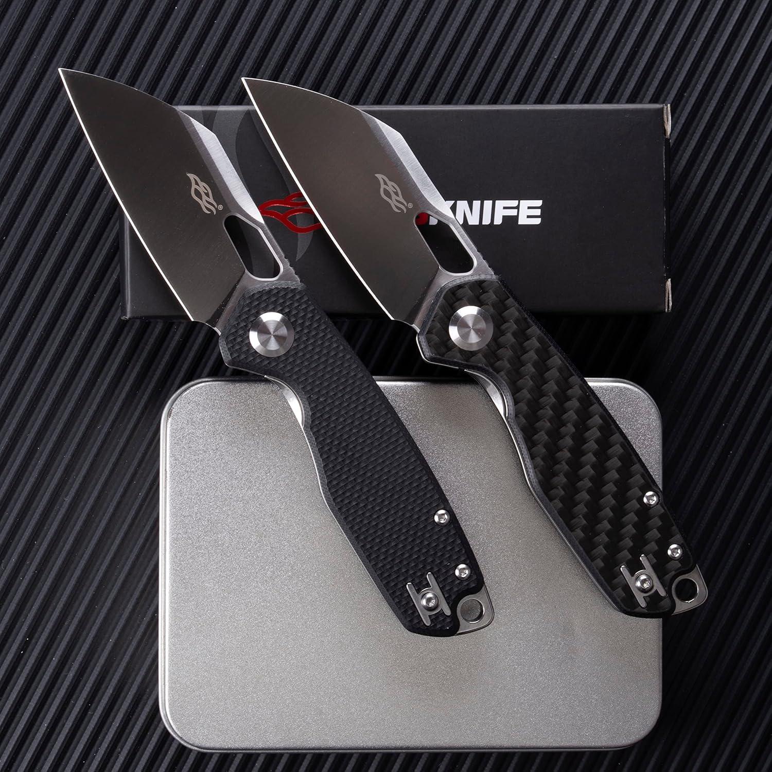 Cuchillo Plegable Firebird FH924-BK Acero D2 Mango G10 Negro