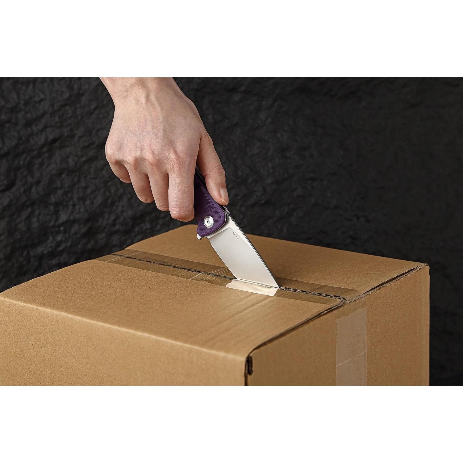 Cuchillo Plegable Ganzo G769-PL D2 Mango G10 20.3cm Púrpura