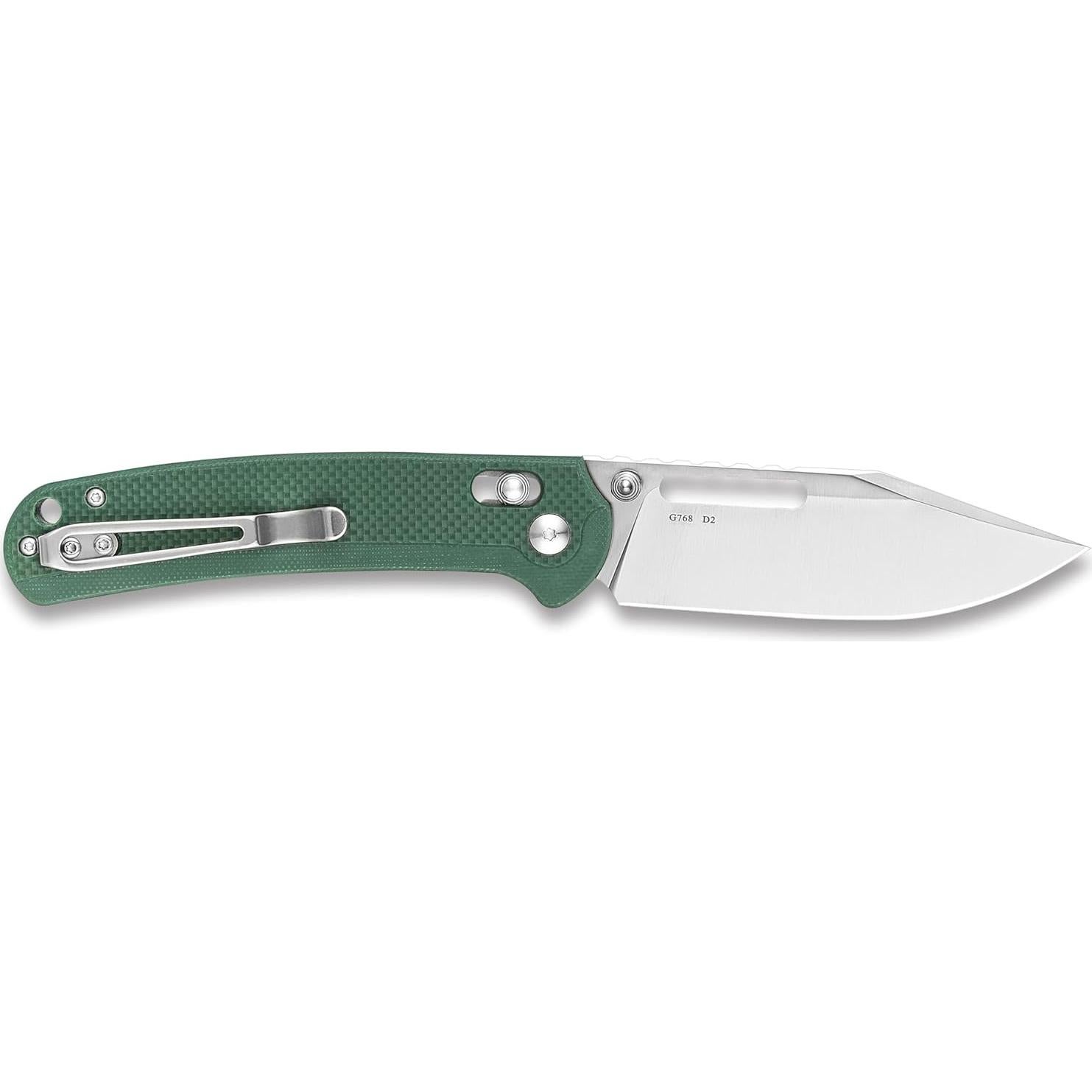 Cuchillo Plegable Ganzo G768-GB Verde Acero Inoxidable D2