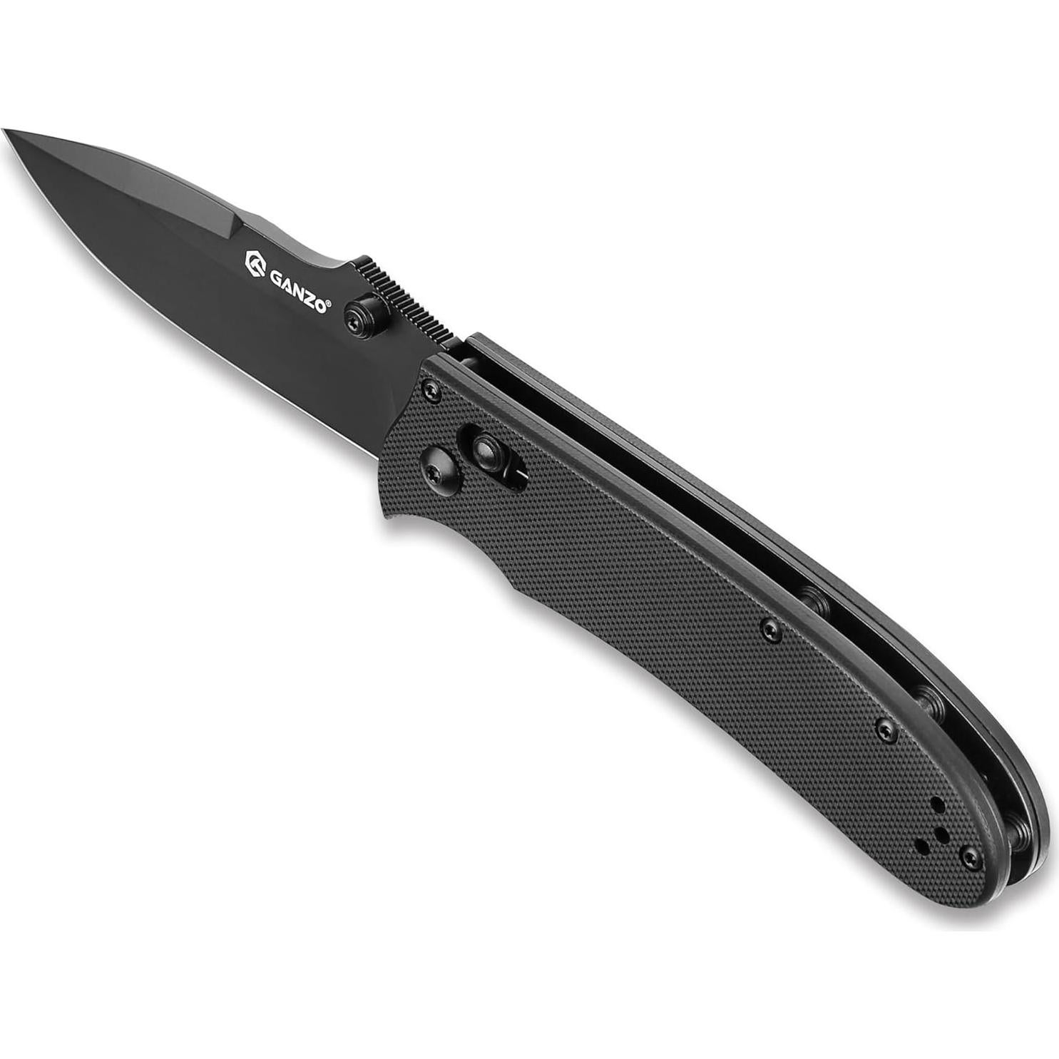 Cuchillo Plegable Firebird Ganzo G704B-BK Acero Inoxidable 440C