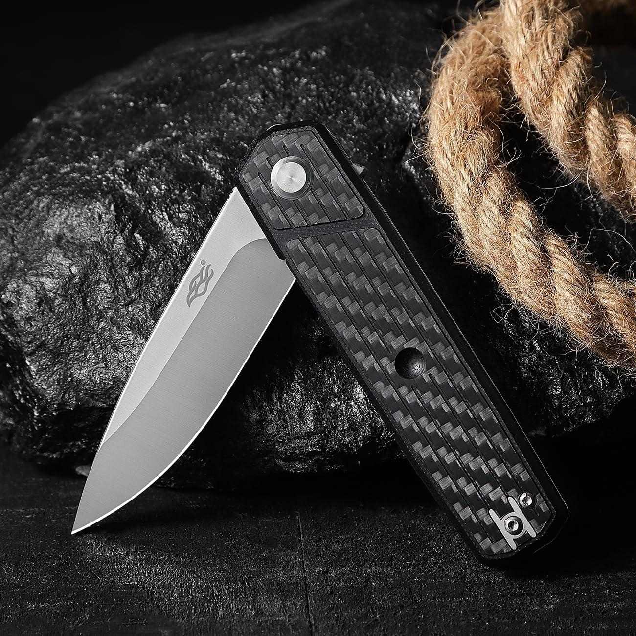 Cuchillo Plegable Firebird Ganzo FH927-BK Acero D2 Mango G10