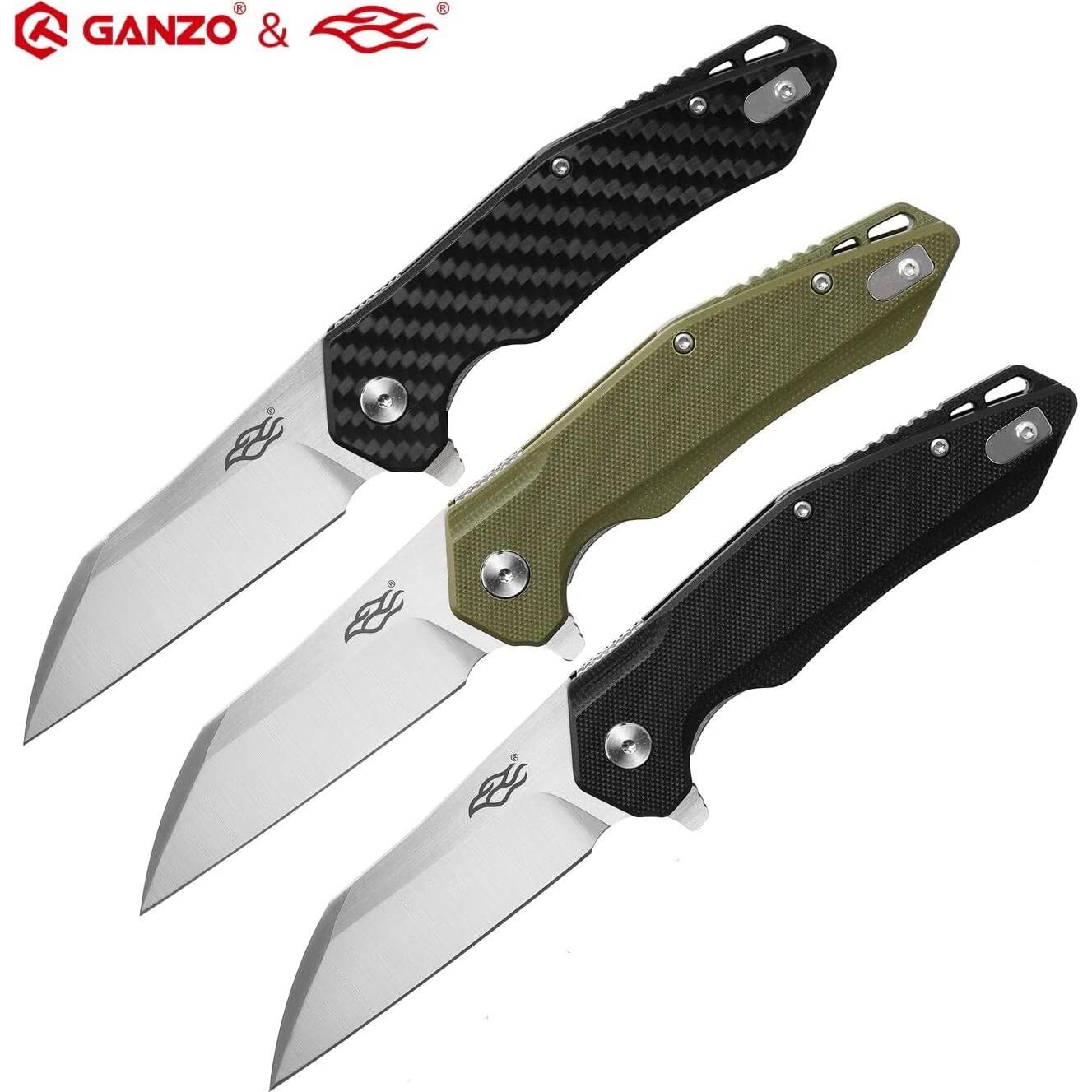 Cuchillo de bolsillo Firebird FH31-GR, acero D2, mango G10, 21.8 cm