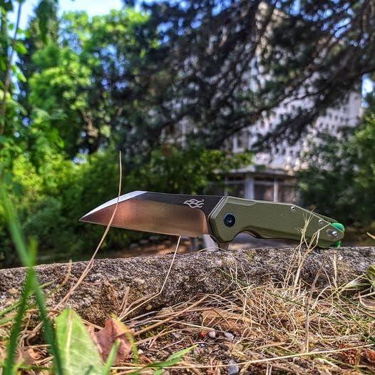 Cuchillo de bolsillo Firebird FH31-GR, acero D2, mango G10, 21.8 cm