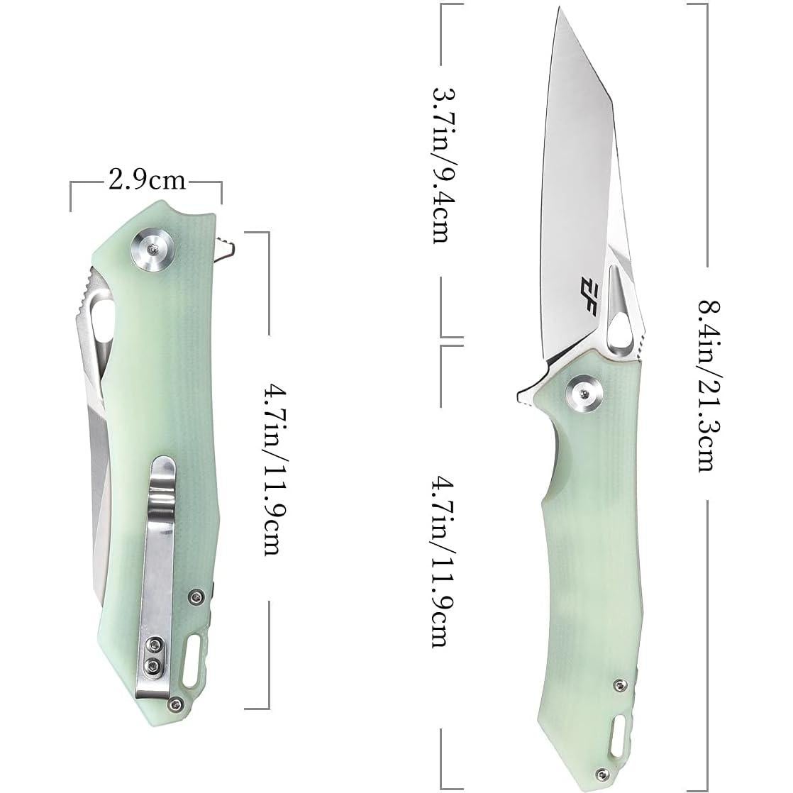 Cuchillo Plegable Eafengrow EF934 Acero D2 Mango G10 9.4 cm