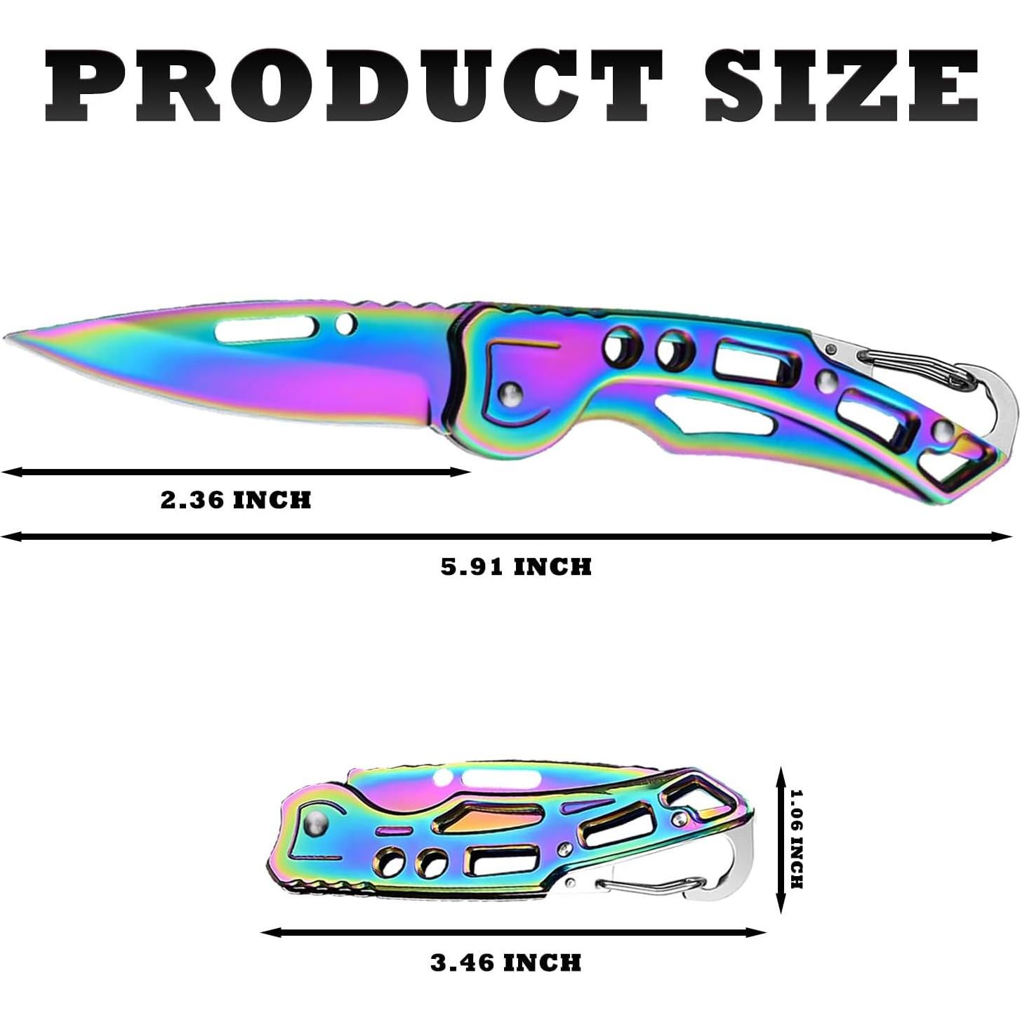 Set de 2 Cuchillos Plegables Klumuke de Acero Inoxidable