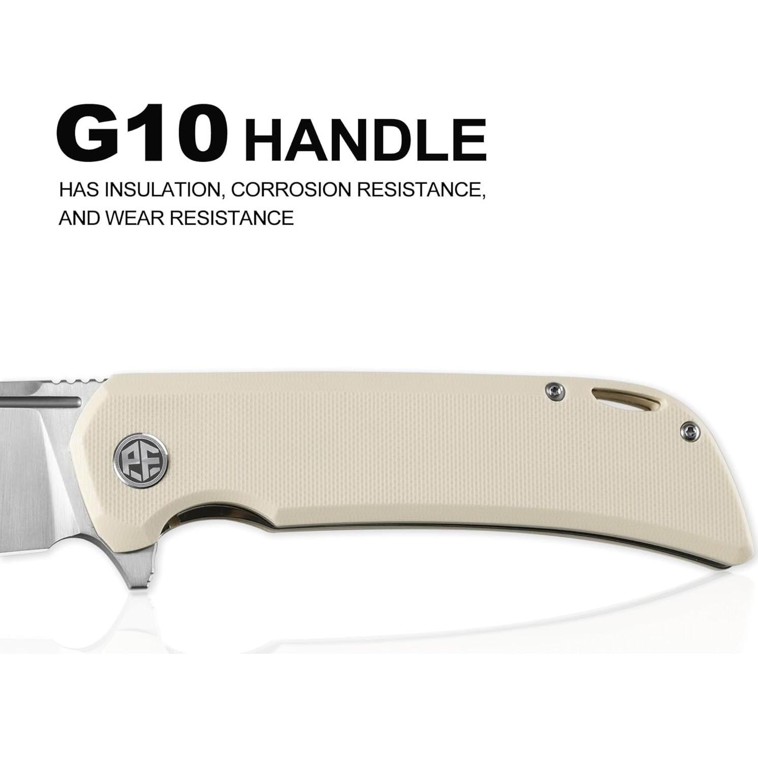 Cuchillo Plegable Pescado Petrificado PFB05 9.8 cm Acero G10