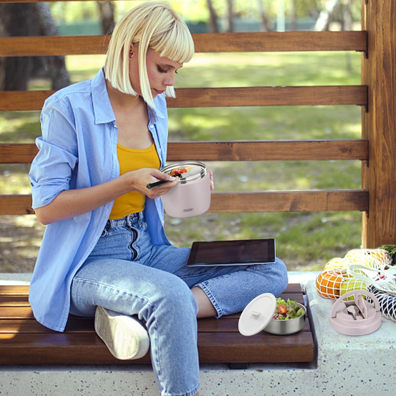 Termo de Sopa Itslife 0.95L Acero Inoxidable Aislado al Vacío