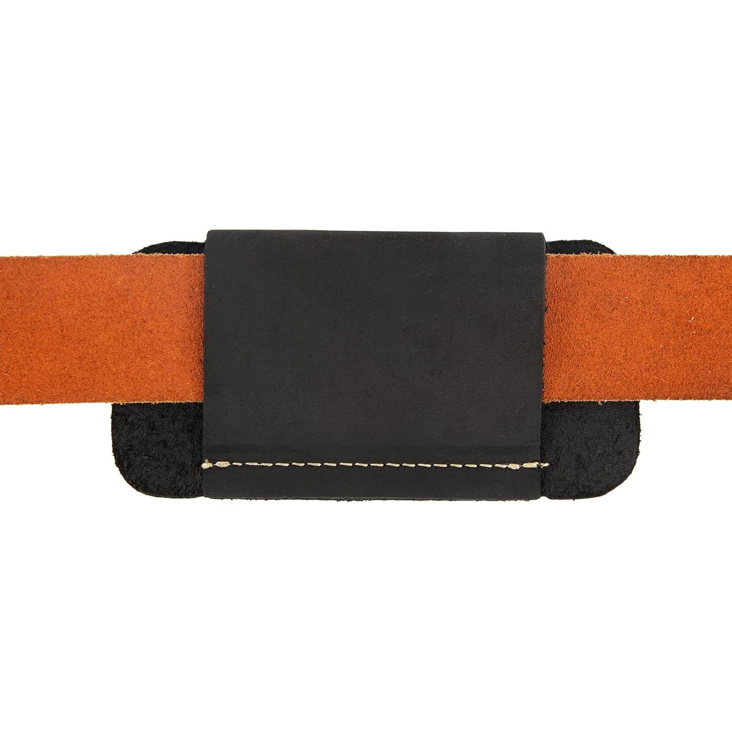 Funda de Cuchillo de Cuero Qchengsan para Cinturón Compacta