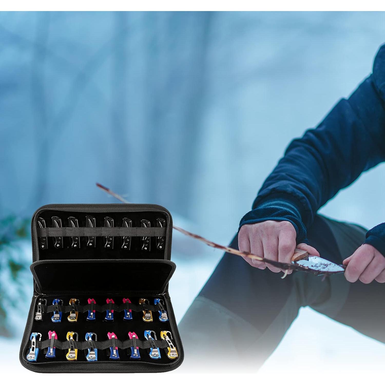 Funda para cuchillos de chef ZhuoLang, 40 ranuras, plegable