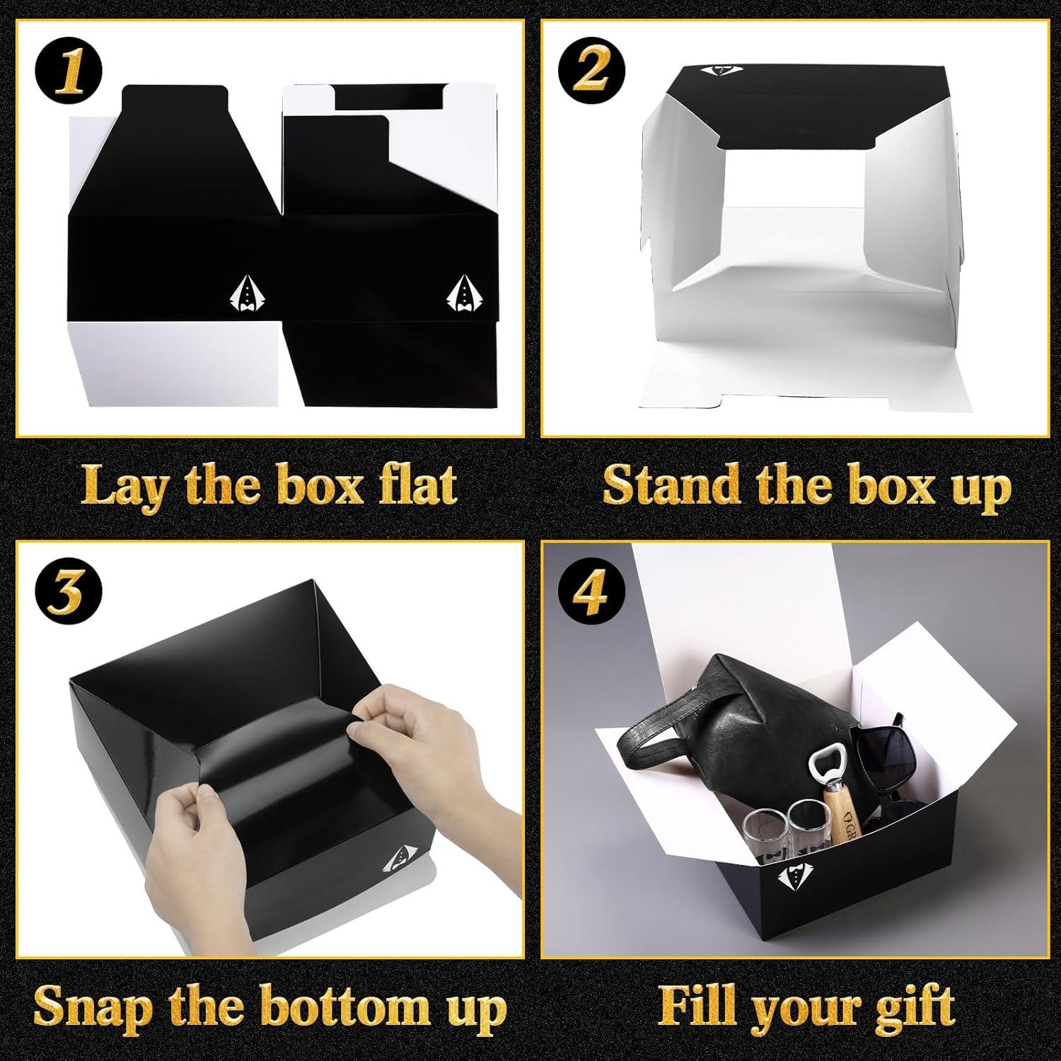 Set de Regalo para Padrinos Yungyan 36 Piezas Negro