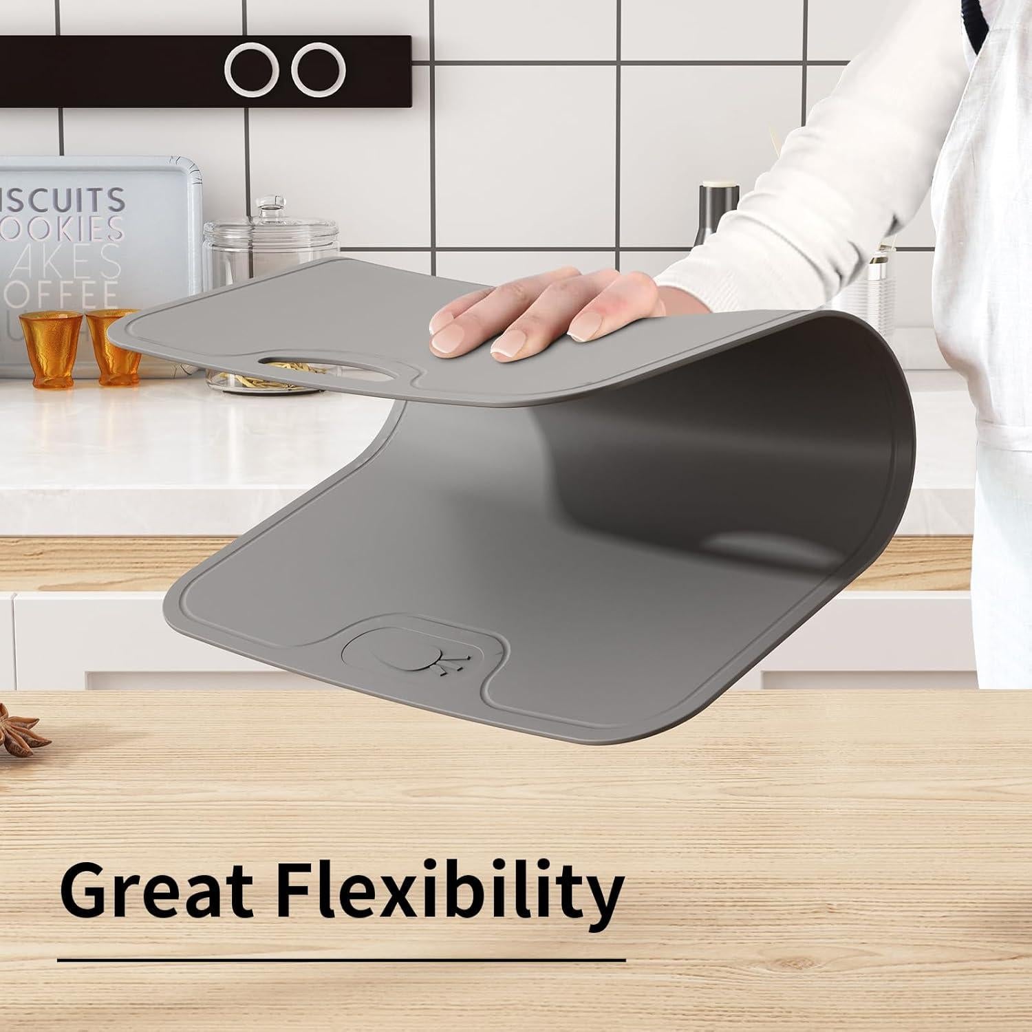 Juego de 3 Tablas de Cortar JOYZAN TPU Antideslizantes 21-28 cm