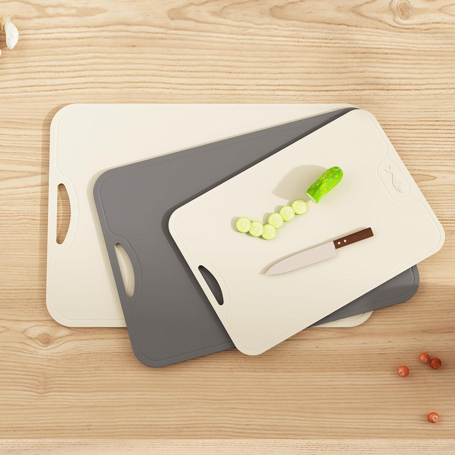 Juego de 3 Tablas de Cortar JOYZAN TPU Antideslizantes 21-28 cm