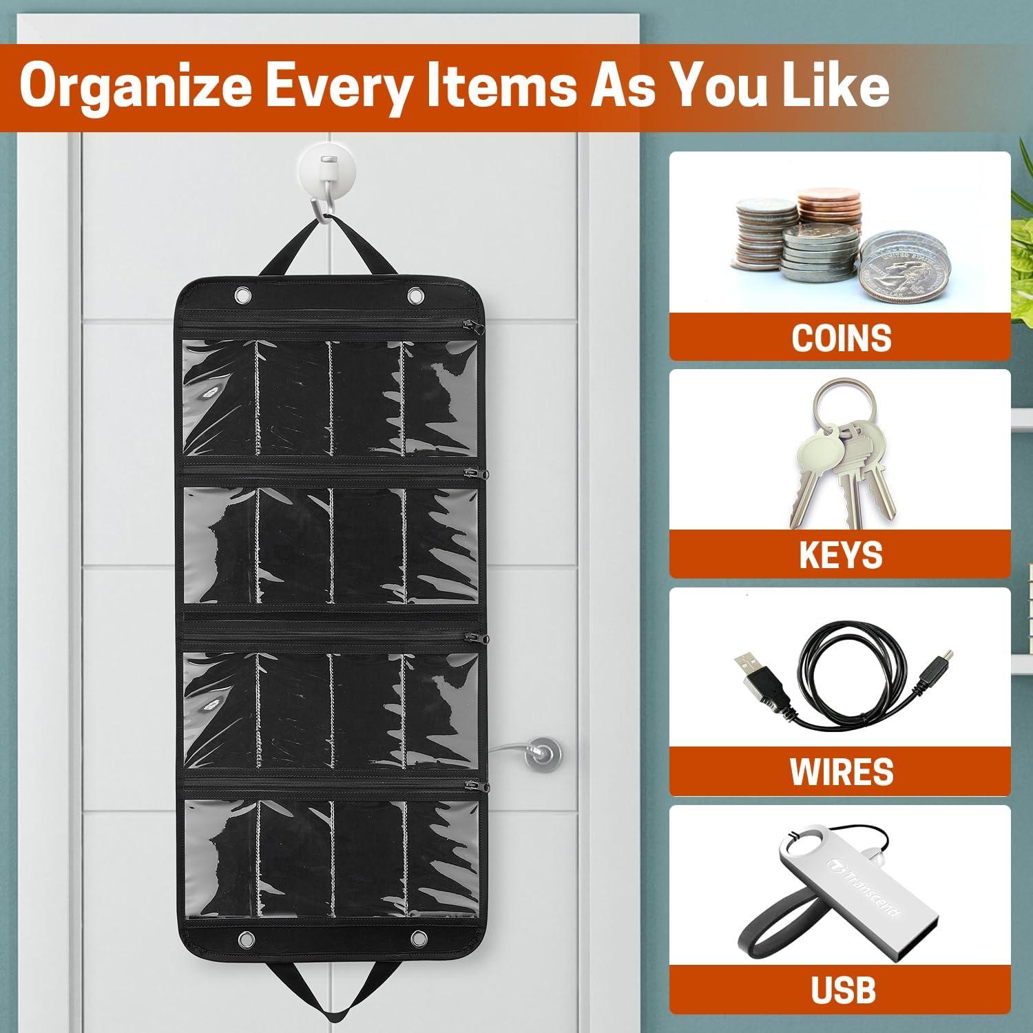 Bolsa de Exhibición de Cuchillos SWISSELITE, Fieltro, 16 Compartimentos