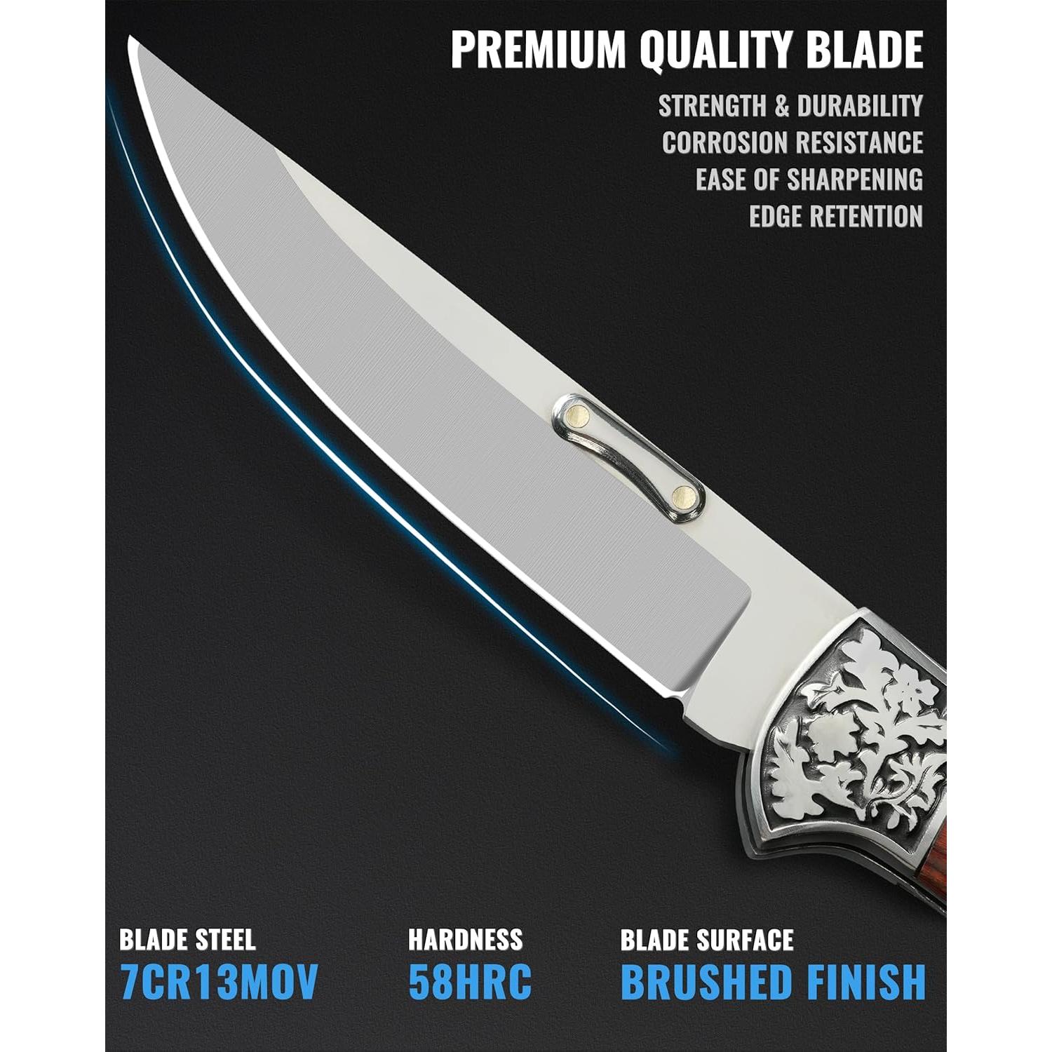 Cuchillo de Bolsillo NedFoss SMILODON Plegable 21.6 cm