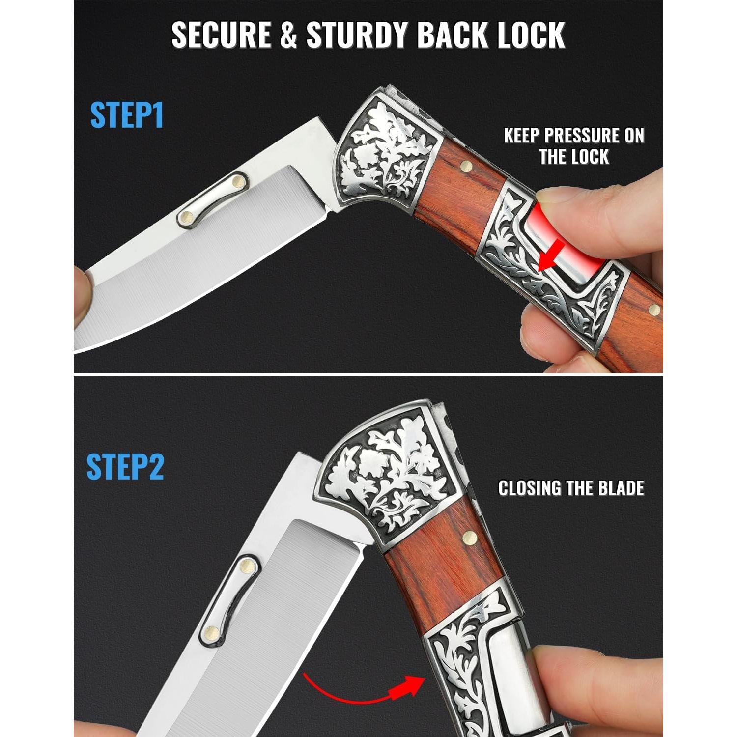 Cuchillo de Bolsillo NedFoss SMILODON Plegable 21.6 cm