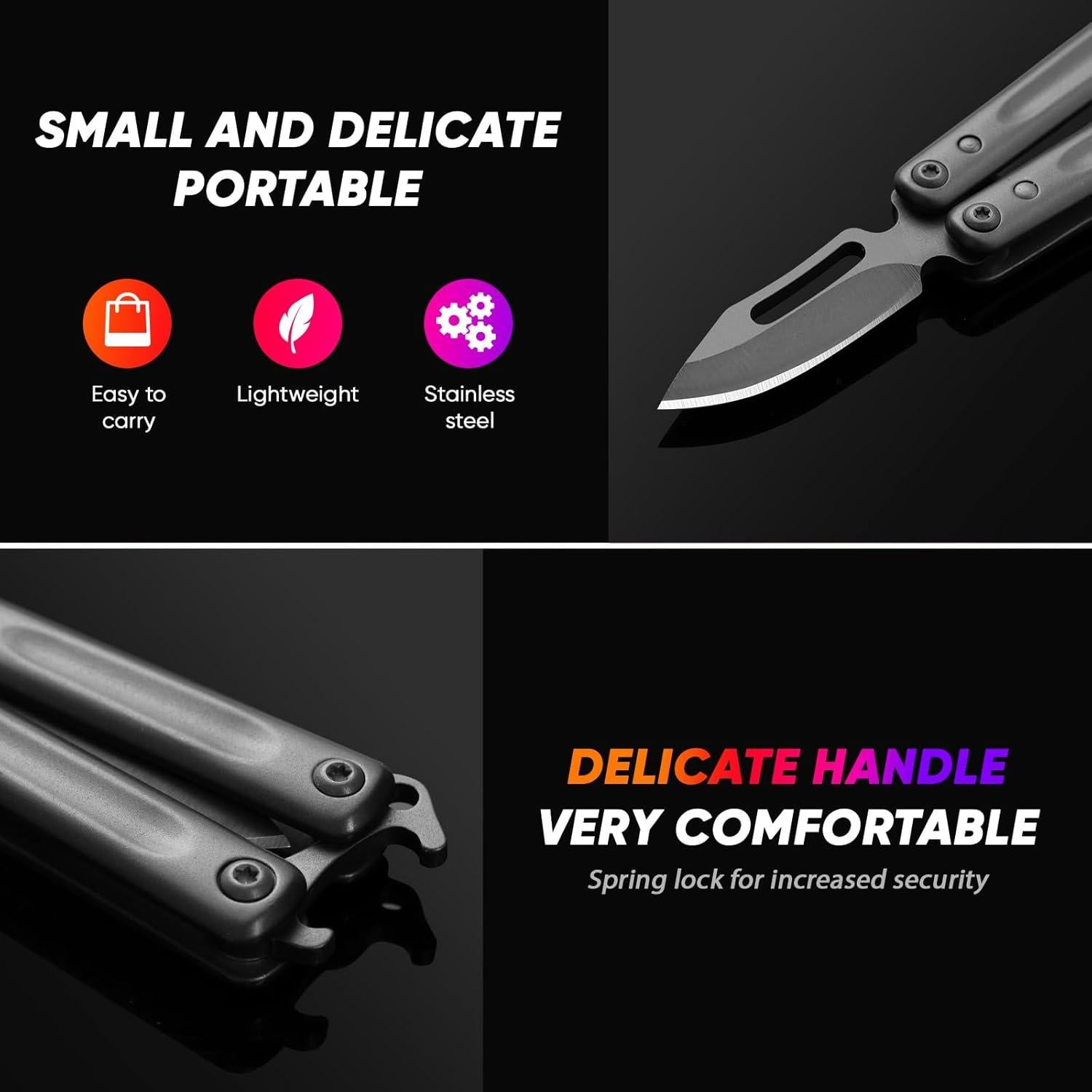 Cuchillo de bolsillo XXV plegable acero inoxidable 9.4 cm