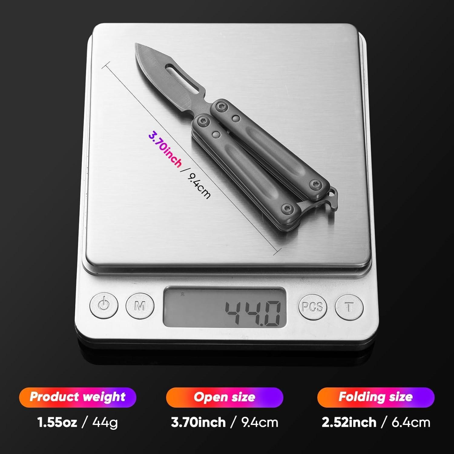 Cuchillo de bolsillo XXV plegable acero inoxidable 9.4 cm