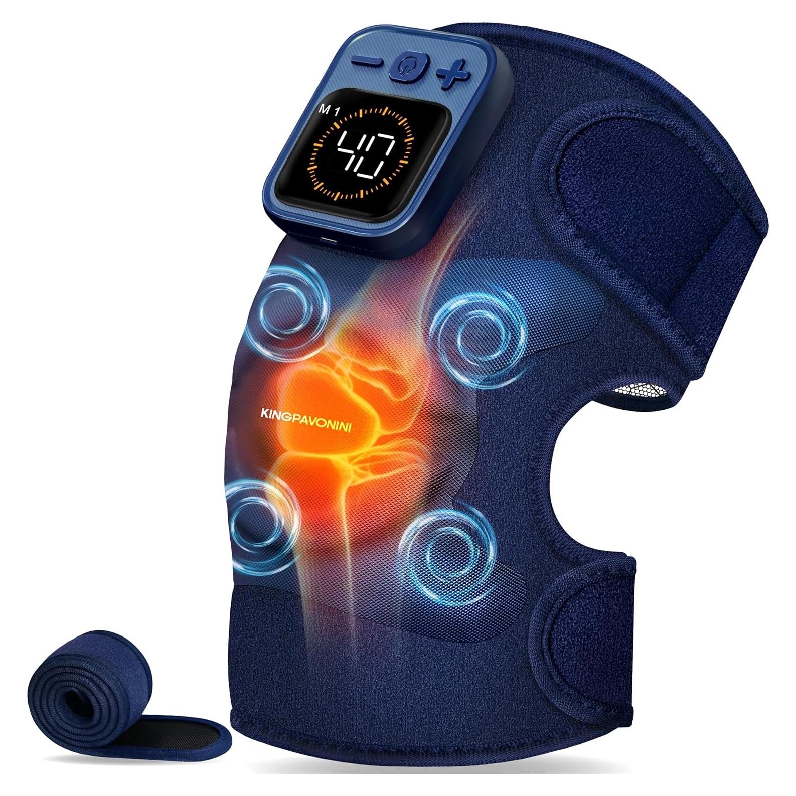 Masajeador de Rodilla Inalámbrico KingPavonini con Calor