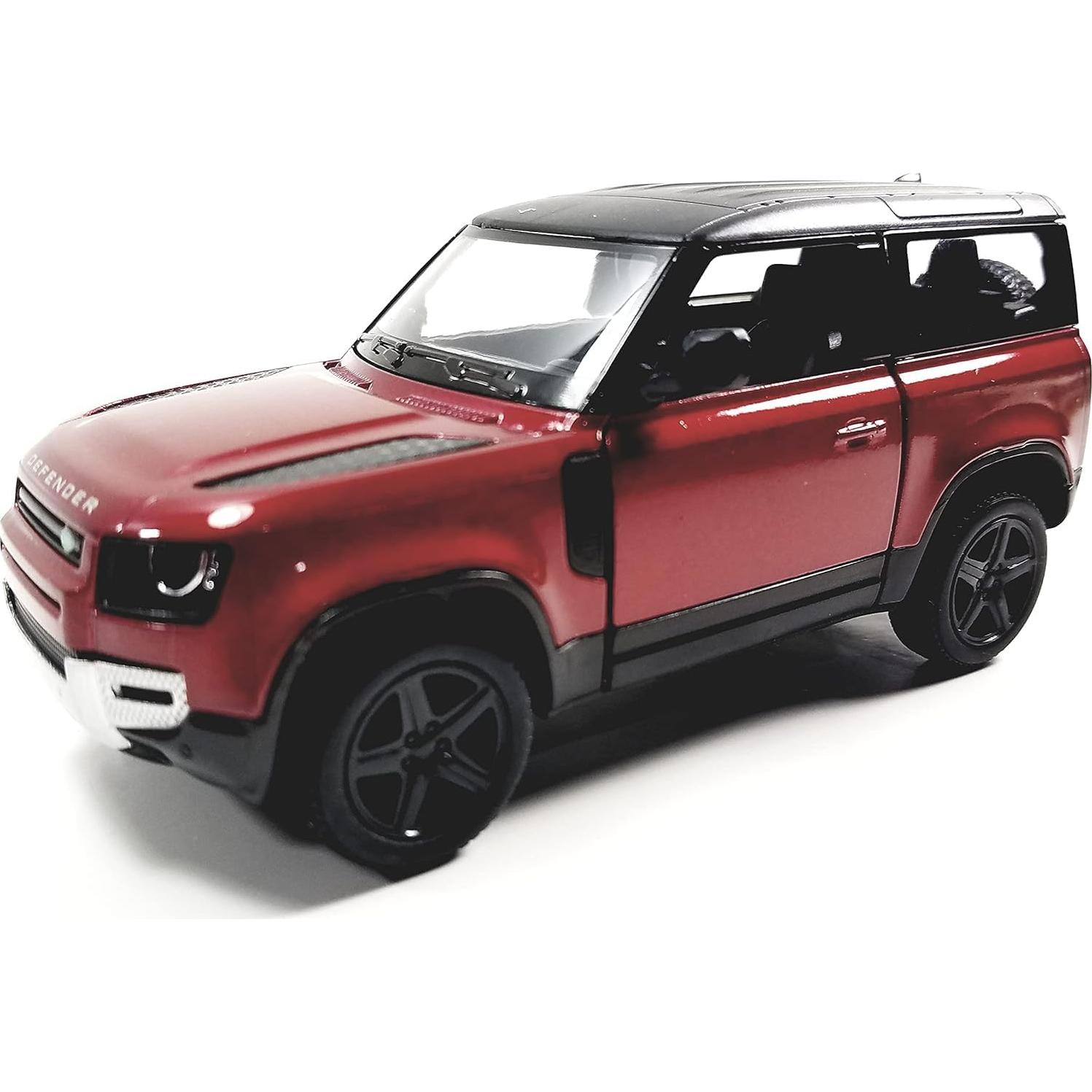 Modelo de Metal Fundido KiNSMART Land Rover Defender 90 12.7 cm