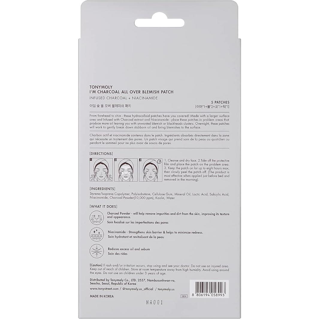 Parches Hidrocoloides TONYMOLY para Imperfecciones - 5 Unidades