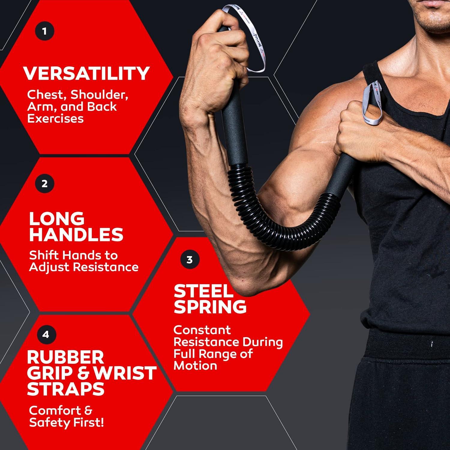 Barra Twister de Poder Core Prodigy PPT - Ejercicio de Fuerza